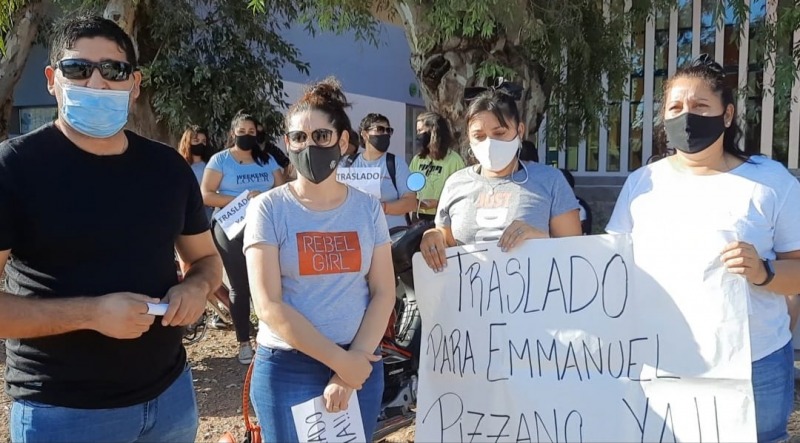 Finalmente Emmanuel fue trasladado al Hospital 